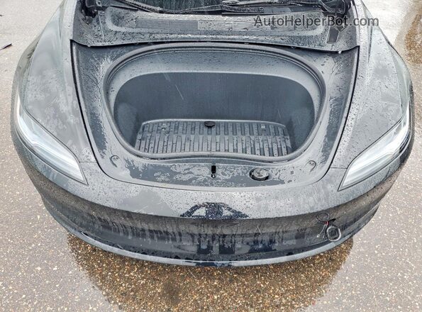 5YJ3E1EB3SF882252 2025 TESLA MODEL Black უკანა სალონის ხედი