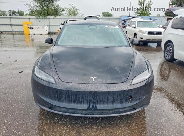 5YJ3E1EB3SF882252 2025 TESLA MODEL Black წინა ხედი