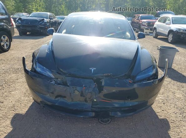5YJ3E1EB3SF900782 2025 TESLA MODEL Black Вид спереду
