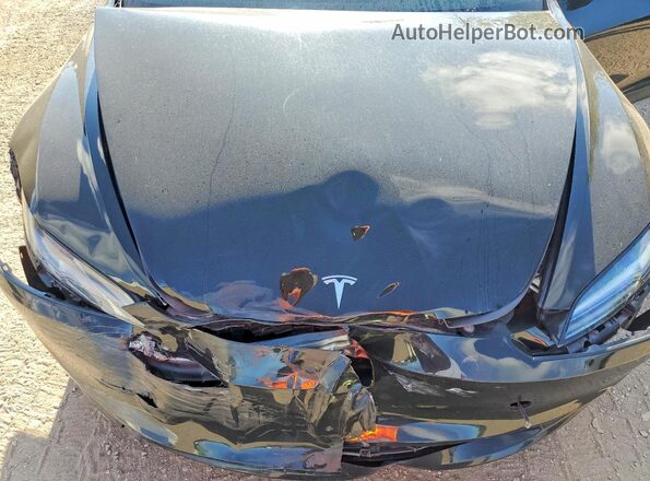 5YJ3E1EB3SF900782 2025 TESLA MODEL Black Вид задньої частини салону