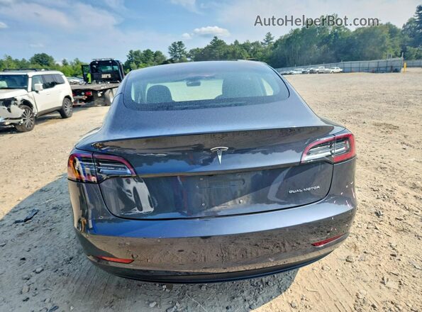 5YJ3E1EB4JF119199 2018 TESLA MODEL Black Հետևի տեսք