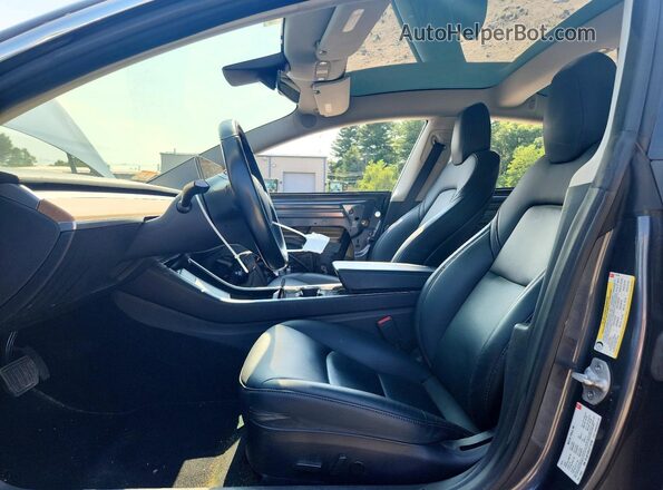 5YJ3E1EB4JF119199 2018 TESLA MODEL Black Սալոնի դիմացի տեսք