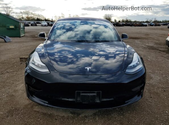 5YJ3E1EB4JF127481 2018 TESLA MODEL Black Front view