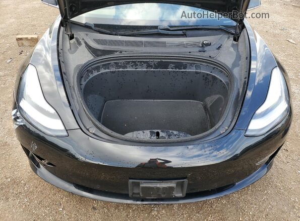5YJ3E1EB4JF127481 2018 TESLA MODEL Black Rear interior view