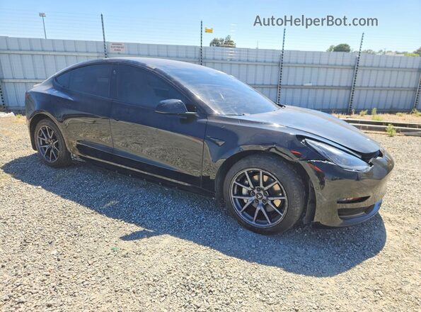 5YJ3E1EB4JF170623 2018 TESLA MODEL Black წინა მარჯვენა