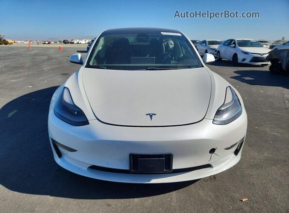 5YJ3E1EB4MF015414 2021 TESLA MODEL White Вид спереду