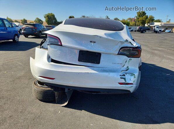 5YJ3E1EB4MF015414 2021 TESLA MODEL White Вид ззаду
