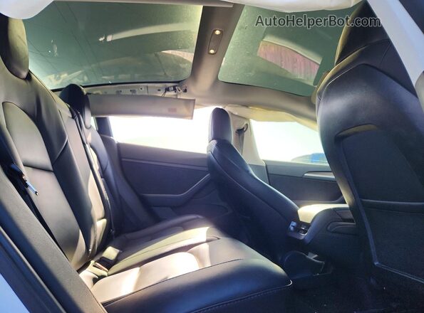 5YJ3E1EB4MF015414 2021 TESLA MODEL White Вид задніх сидінь