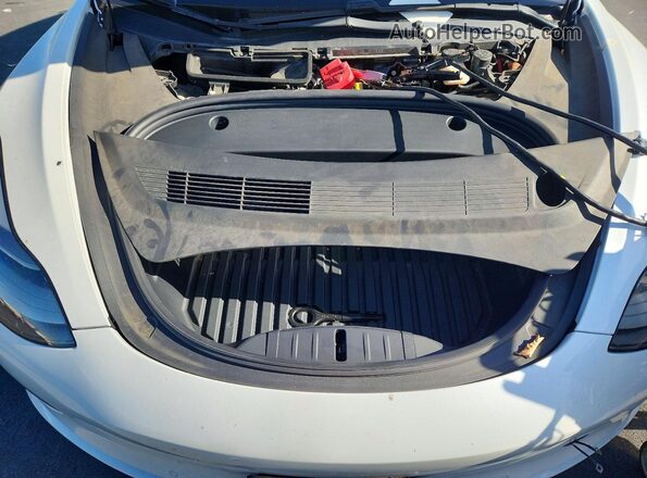 5YJ3E1EB4MF015414 2021 TESLA MODEL White Вид задньої частини салону
