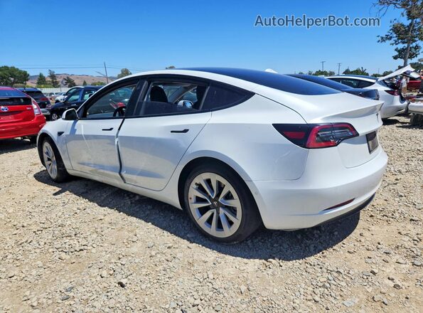 5YJ3E1EB4MF902253 2021 TESLA MODEL White Tył lewy