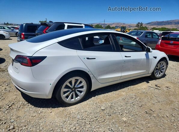 5YJ3E1EB4MF902253 2021 TESLA MODEL White Tył prawy