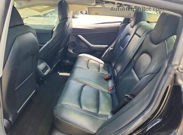 5YJ3E1EB4NF135053 2022 TESLA MODEL Black უკანა სავარძლების ხედი