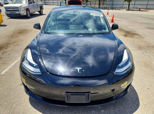5YJ3E1EB4NF135053 2022 TESLA MODEL Black წინა ხედი