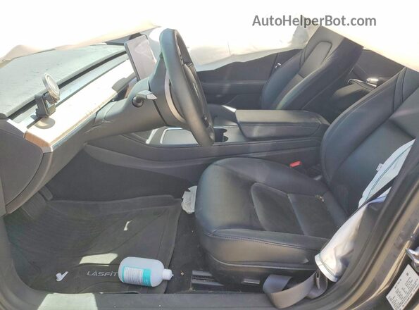 5YJ3E1EB4NF184480 2022 TESLA MODEL Gray Սալոնի դիմացի տեսք