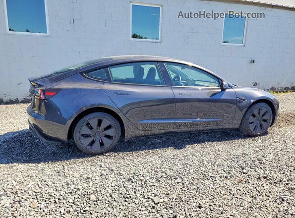 5YJ3E1EB4SF926341 2025 TESLA MODEL Gray Հետևի աջ