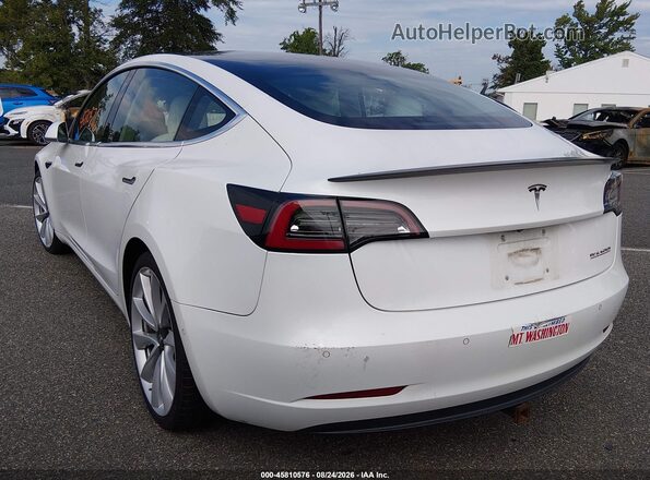 5YJ3E1EB5JF055951 2018 TESLA MODEL 3 White Tył lewy