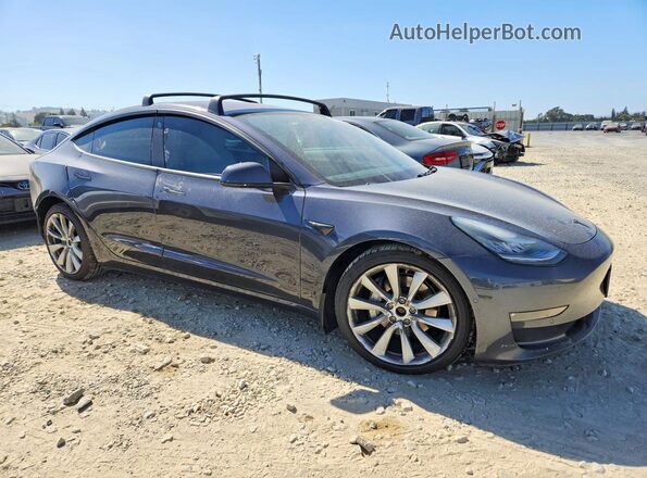 5YJ3E1EB5JF188208 2018 TESLA MODEL Charcoal Front right