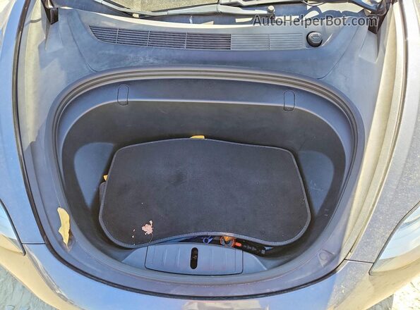5YJ3E1EB5JF188208 2018 TESLA MODEL Charcoal Rear interior view
