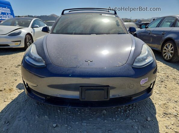 5YJ3E1EB5JF188208 2018 TESLA MODEL Charcoal Front view