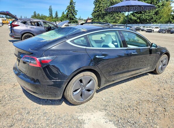 5YJ3E1EB5KF390516 2019 TESLA MODEL Black Հետևի աջ