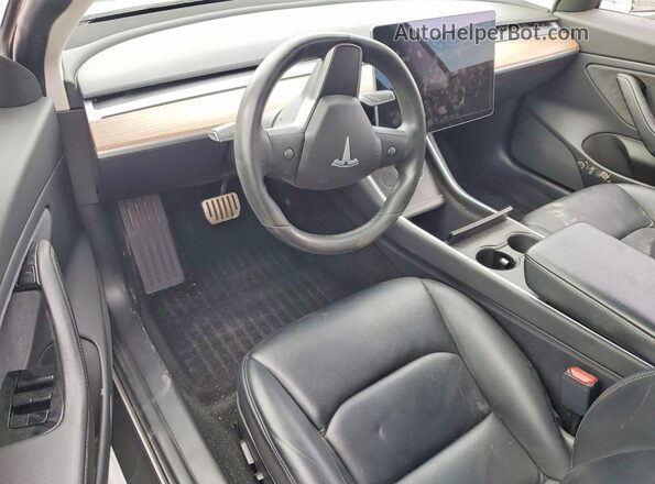 5YJ3E1EB5KF419917 2019 TESLA MODEL White წინა პანელის ხედი