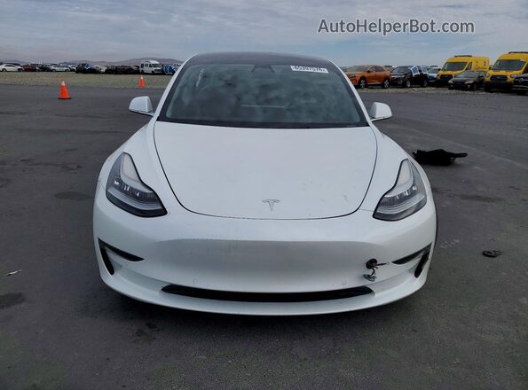 5YJ3E1EB5KF419917 2019 TESLA MODEL White წინა ხედი