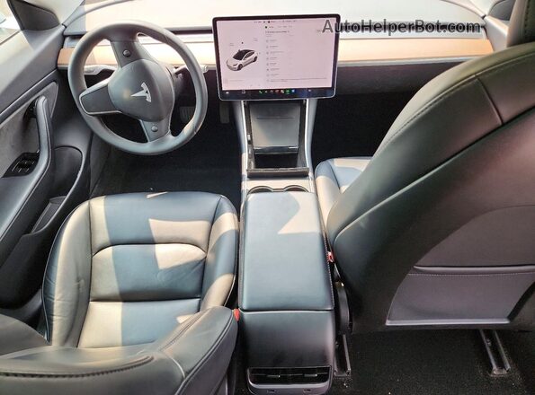 5YJ3E1EB5LF637339 2020 TESLA MODEL White Вид панелі приладів