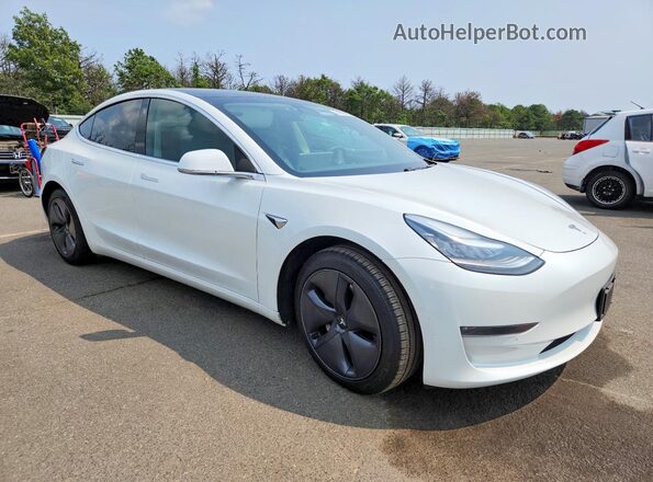 5YJ3E1EB5LF637339 2020 TESLA MODEL White Передня права чверть