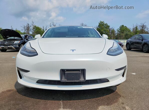 5YJ3E1EB5LF637339 2020 TESLA MODEL White Вид спереду