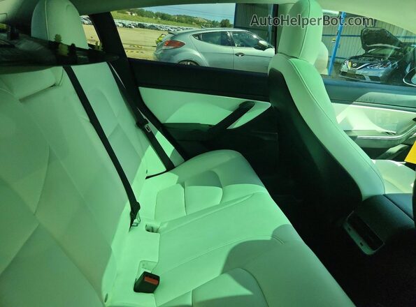 5YJ3E1EB5LF640239 2020 TESLA MODEL Blue Вид задніх сидінь