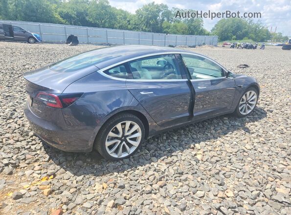 5YJ3E1EB5LF791467 2020 TESLA MODEL Gray Rear right