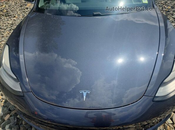 5YJ3E1EB5LF791467 2020 TESLA MODEL Gray Rear interior view