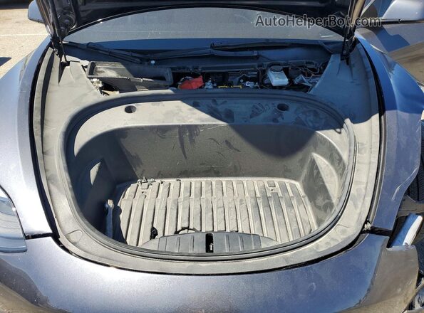 5YJ3E1EB5MF150319 2021 TESLA MODEL Gray Widok wnętrza z tyłu