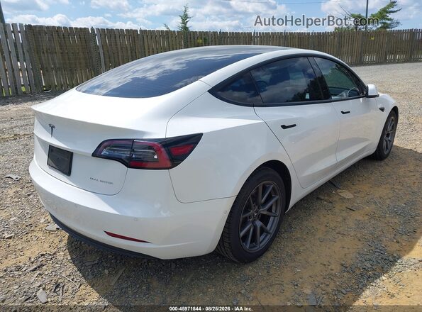 5YJ3E1EB5MF927016 2021 TESLA MODEL 3 White Tył prawy