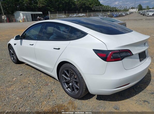5YJ3E1EB5MF927016 2021 TESLA MODEL 3 White Tył lewy