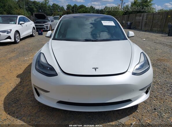 5YJ3E1EB5MF927016 2021 TESLA MODEL 3 White Widok zestawu wskaźników