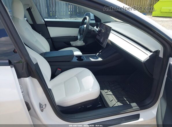 5YJ3E1EB5MF927016 2021 TESLA MODEL 3 White Widok wnętrza z przodu