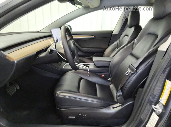 5YJ3E1EB5MF979066 2021 TESLA MODEL Charcoal Սալոնի դիմացի տեսք
