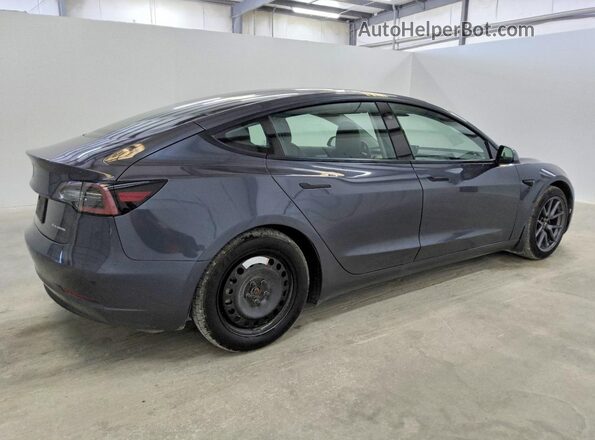 5YJ3E1EB5MF979066 2021 TESLA MODEL Charcoal Հետևի աջ