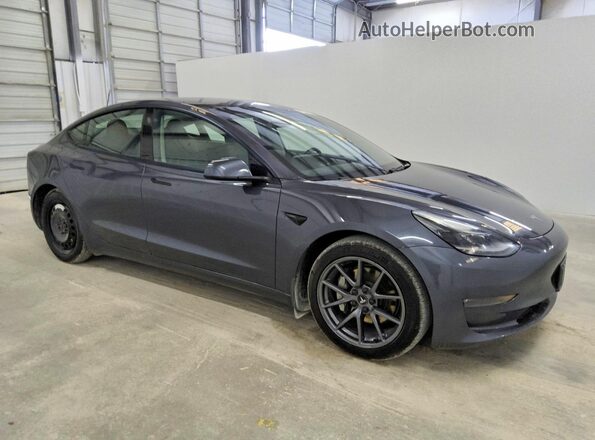 5YJ3E1EB5MF979066 2021 TESLA MODEL Charcoal Առջևի աջ
