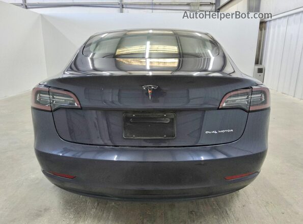 5YJ3E1EB5MF979066 2021 TESLA MODEL Charcoal Հետևի տեսք