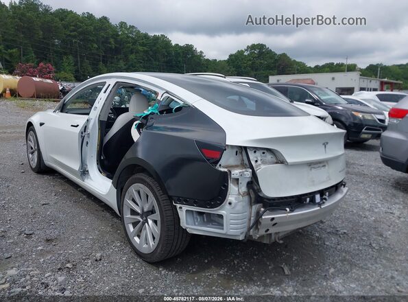 5YJ3E1EB5NF153092 2022 TESLA MODEL 3 White Задня ліва чверть