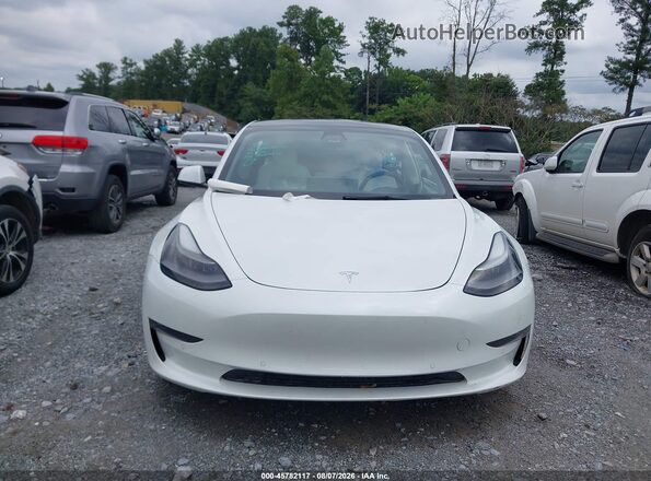 5YJ3E1EB5NF153092 2022 TESLA MODEL 3 White Вид панелі приладів