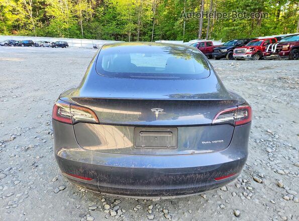 5YJ3E1EB5NF235338 2022 TESLA MODEL Blue Vista trasera