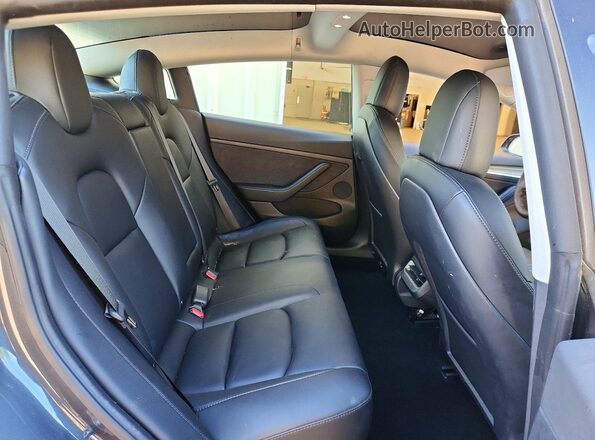 5YJ3E1EB5NF235338 2022 TESLA MODEL Blue Vista de los asientos traseros