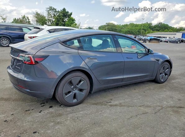5YJ3E1EB5NF253323 2022 TESLA MODEL Gray Tył prawy