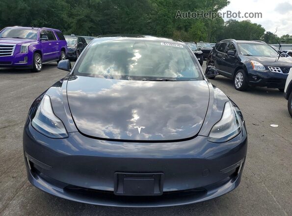 5YJ3E1EB5NF253323 2022 TESLA MODEL Gray Widok z przodu