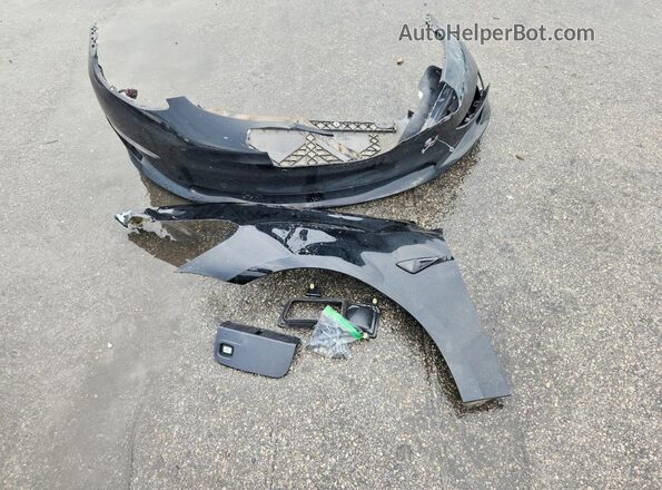 5YJ3E1EB5NF277590 2022 TESLA MODEL Black ძრავის განყოფილების ხედი