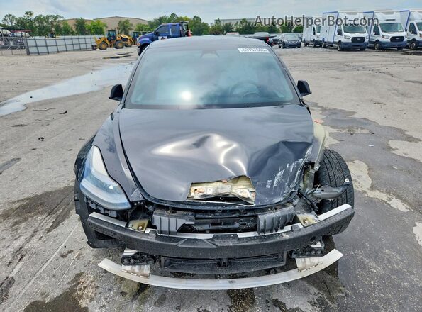 5YJ3E1EB5NF277590 2022 TESLA MODEL Black წინა ხედი