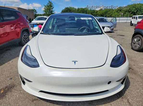 5YJ3E1EB5NF285804 2022 TESLA MODEL White Вид спереду